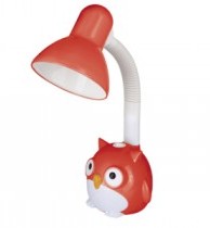 Camelion светильник KD-380 "Сова" красный настольный 40Вт E27   оптом