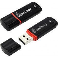 флешка 64 GB USB 2.0 Smartbuy Crown Black оптом
