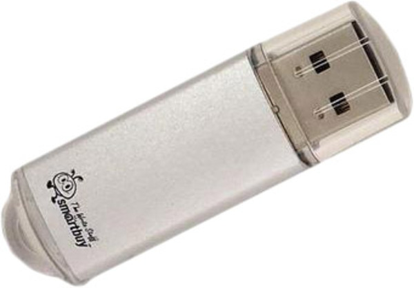 флешка 32 GB USB 2.0 Smartbuy V-Cut Silver оптом