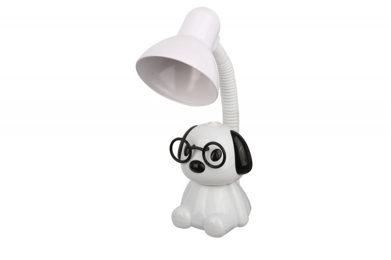 Camelion светильник KD-396 "Собака" белый настольный 40Вт E27 оптом
