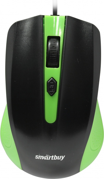 Smartbuy мышь проводная ONE 352 зелёно-чёрная (SBM-352-GK) / 100 оптом