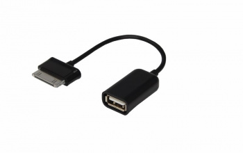 REXANT 18-1183 USB кабель OTG Samsung galaxy на USB шнур 0.15м чёрный  п/ос оптом