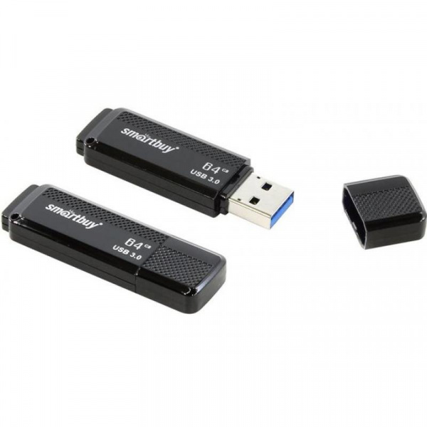 флешка 64 GB USB3.0 Smartbuy Dock Black    оптом
