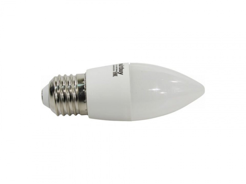 Smartbuy лампа LED-СВЕЧА  9,5 Вт E27 3000K SBL-C37-9_5-30K-E27 (10\100) оптом